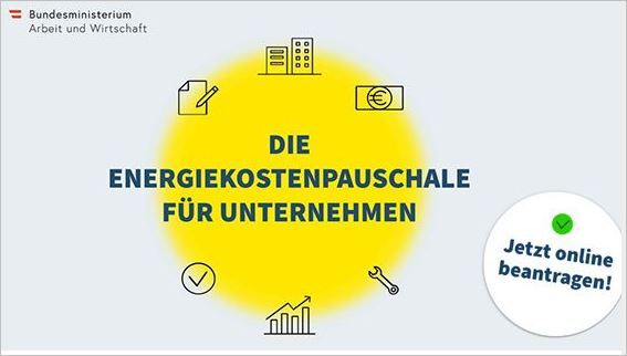 Energiekostenpauschale für Kleinst-/Kleinunternehmer:innen - Einreichung jetzt möglich!